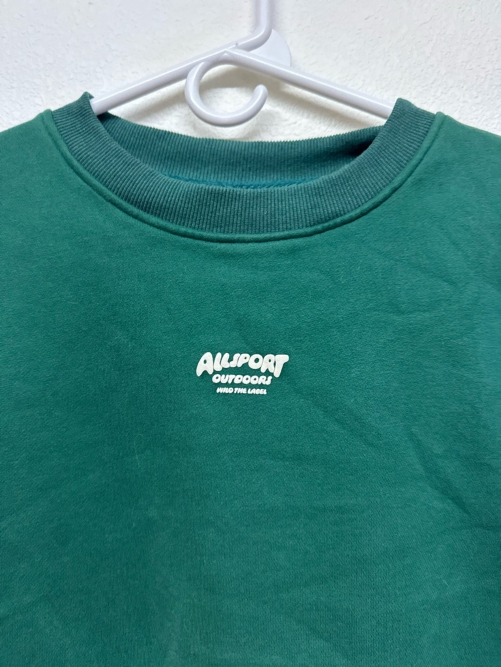 Allsport Women's Forest Green Crewneck Sweatshirt - Picture 2 of 4